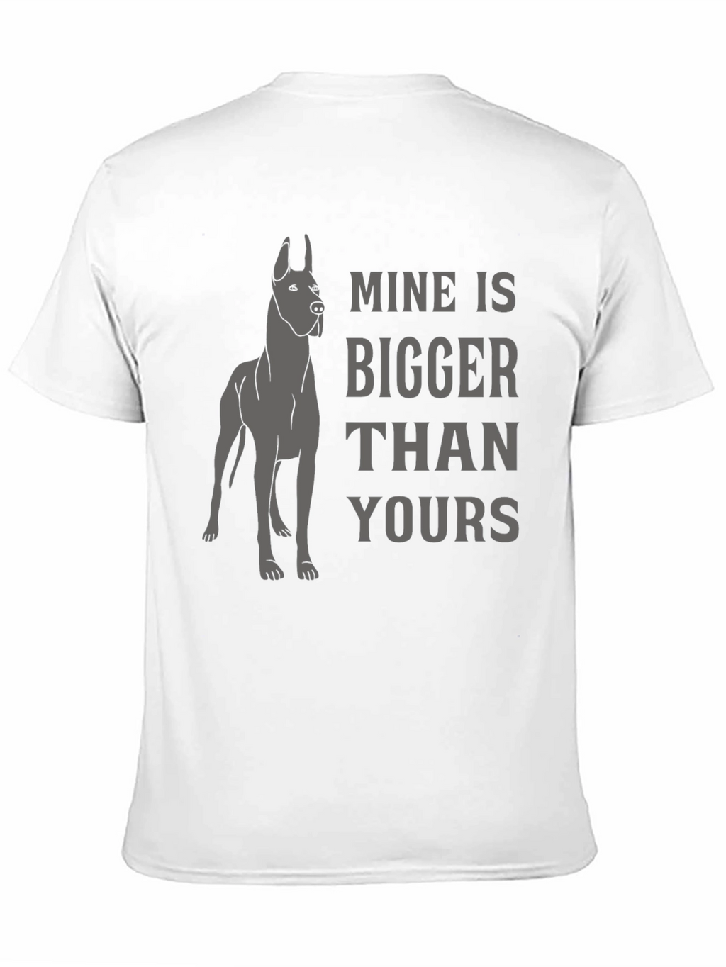 Mine Is Bigger Than Yours Dog T-Shirt