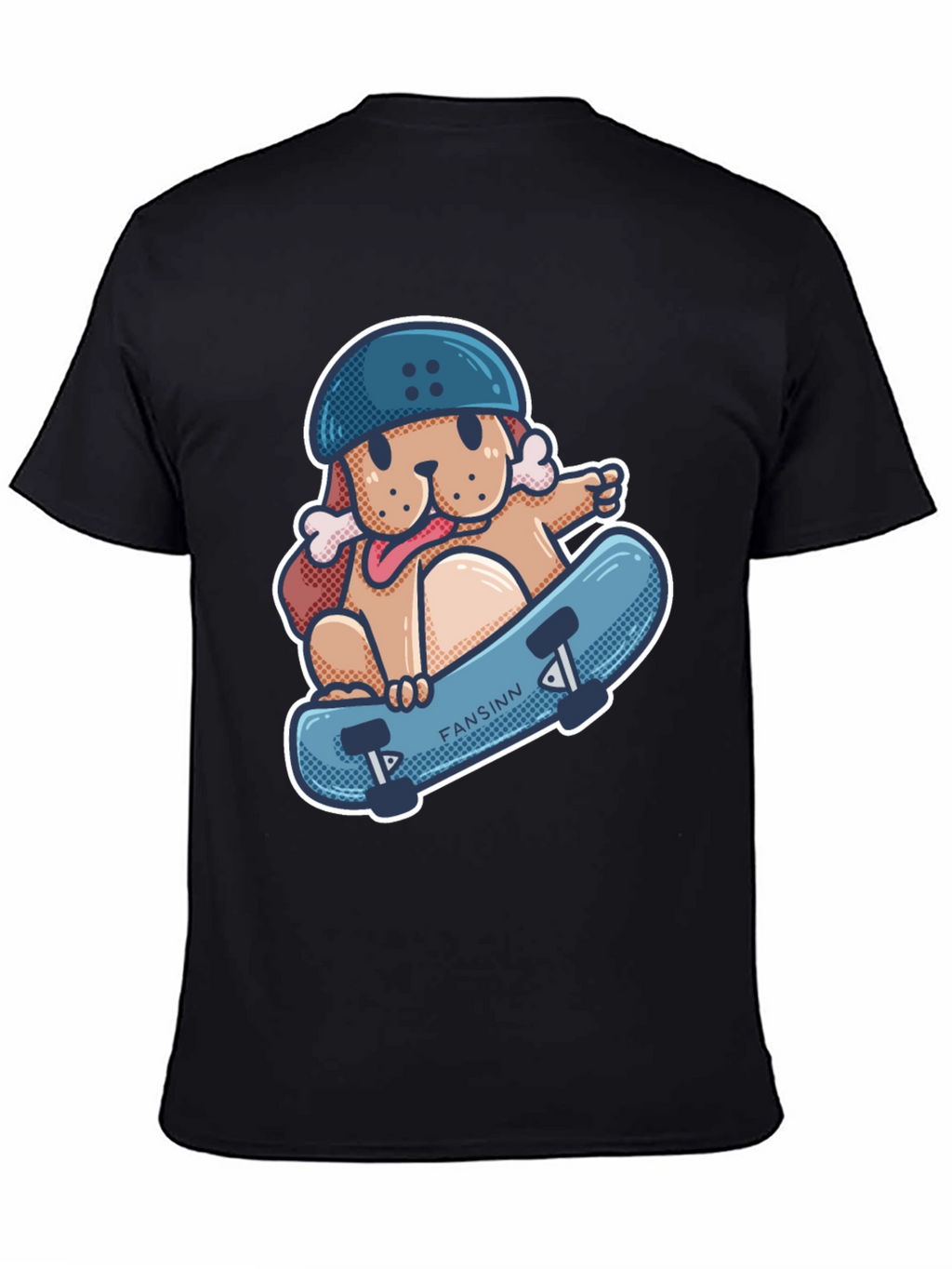 Dog Skateboard T-Shirt - Cool Graphic Tee