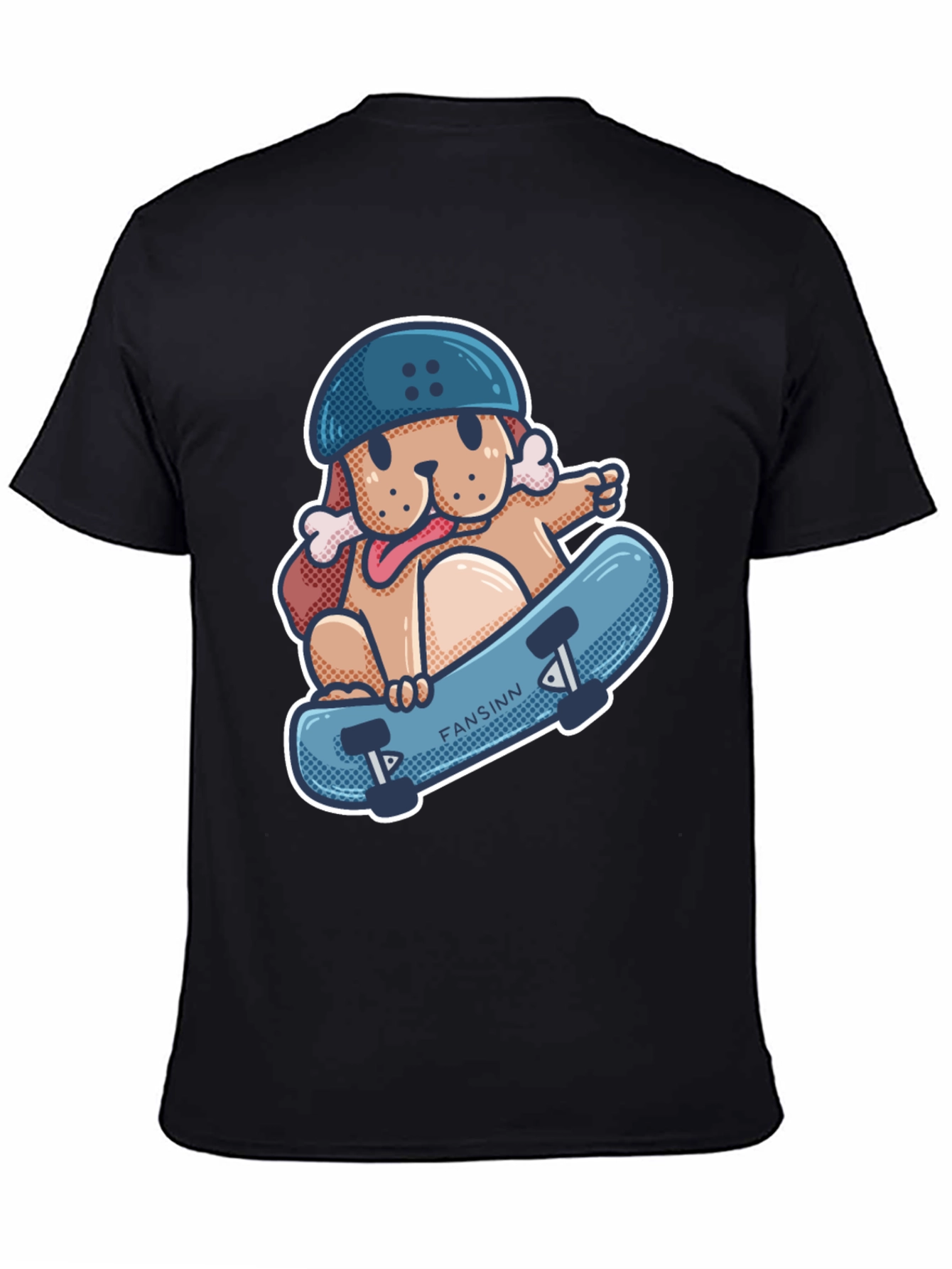 Dog Skateboard T-Shirt - Cool Graphic Tee