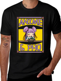 Anime & Pho Graphic T-Shirt - Cute Foodie Tee