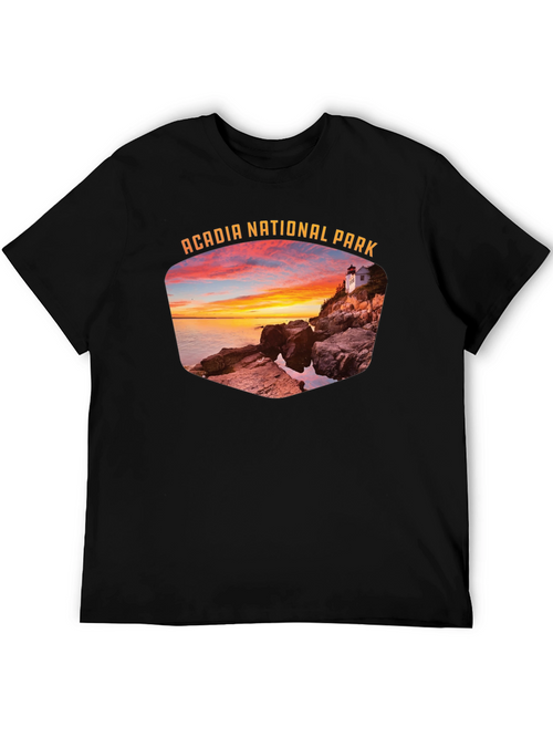 Acadia National Park T-Shirt - Sunset View