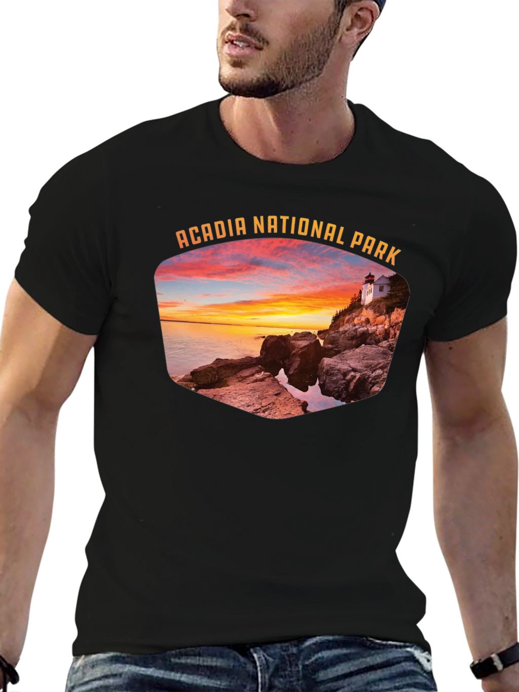 Acadia National Park T-Shirt - Sunset View