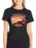 Acadia National Park T-Shirt - Sunset View