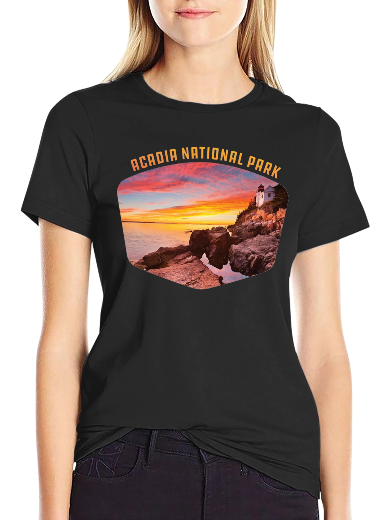 Acadia National Park T-Shirt - Sunset View