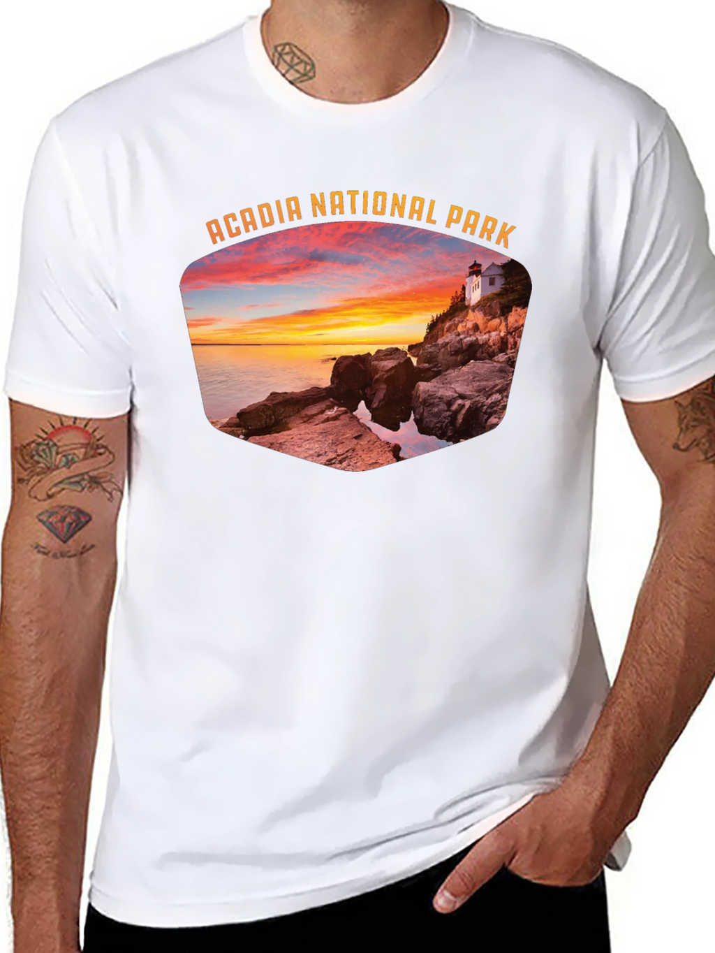 Acadia National Park T-Shirt - Sunset View