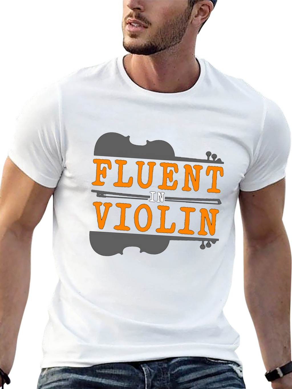 Fluent in Violin T-Shirt - Music Lover Tee