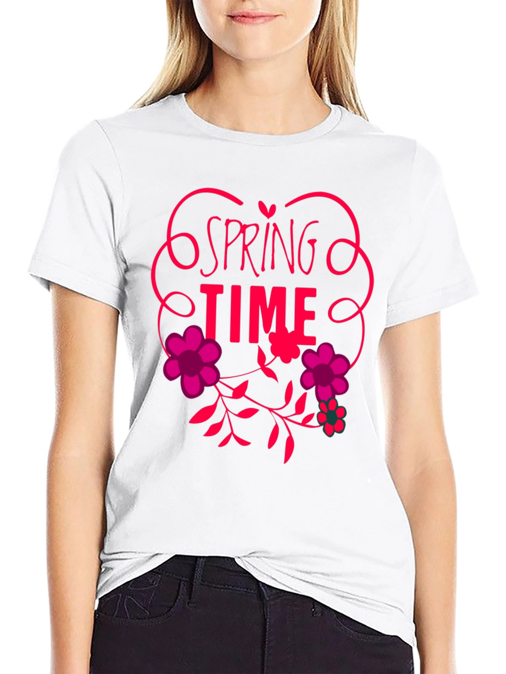 Spring Time Floral Graphic Tee