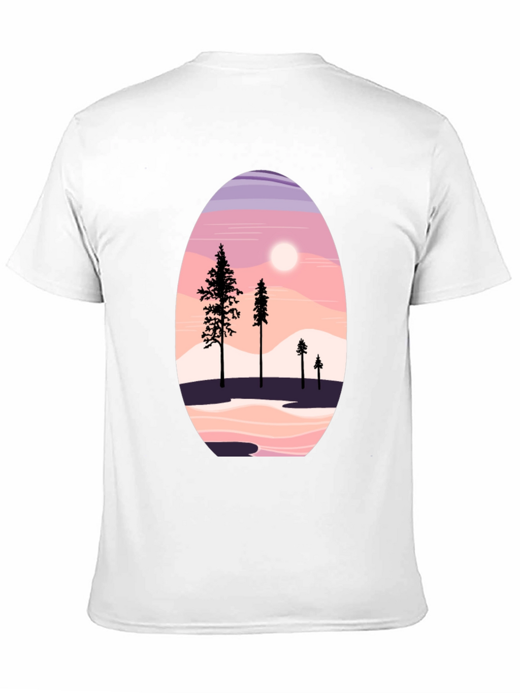 Scenic Mountain & Trees Graphic Tee