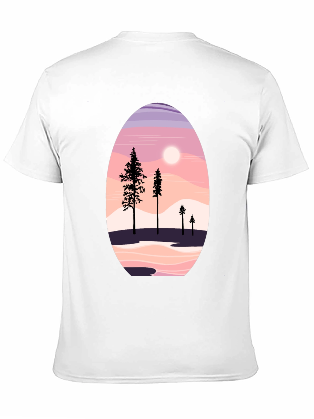 Scenic Mountain & Trees Graphic Tee