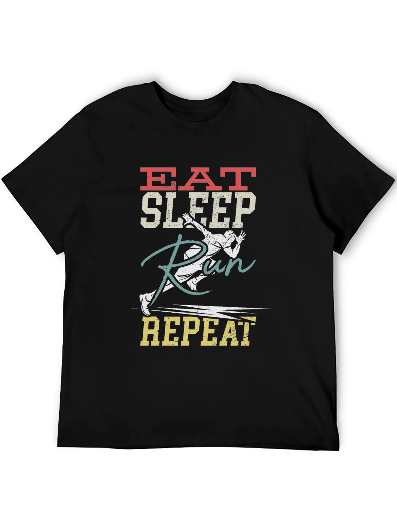 Eat Sleep Run Repeat Graphic Tee