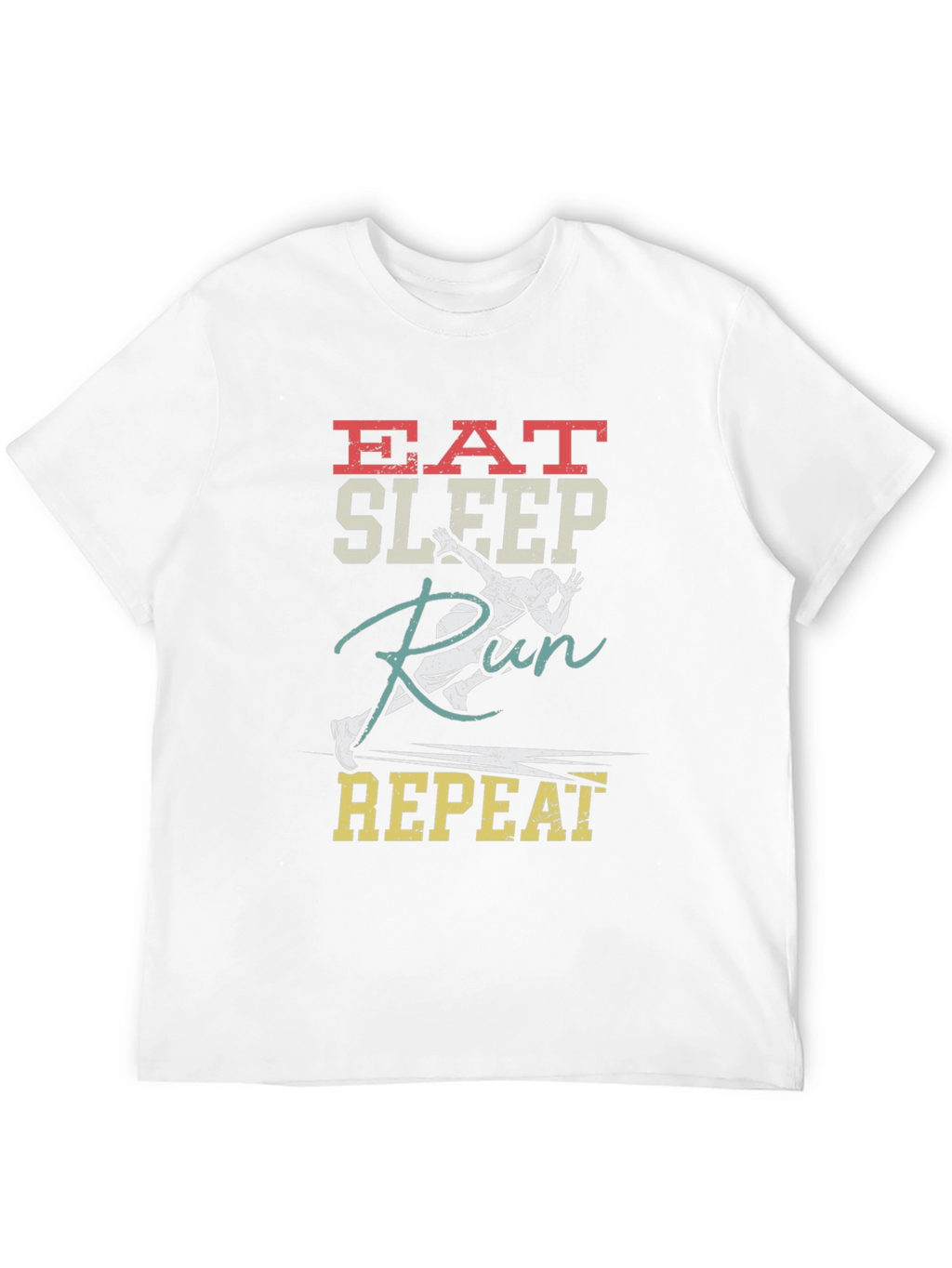 Eat Sleep Run Repeat Graphic Tee