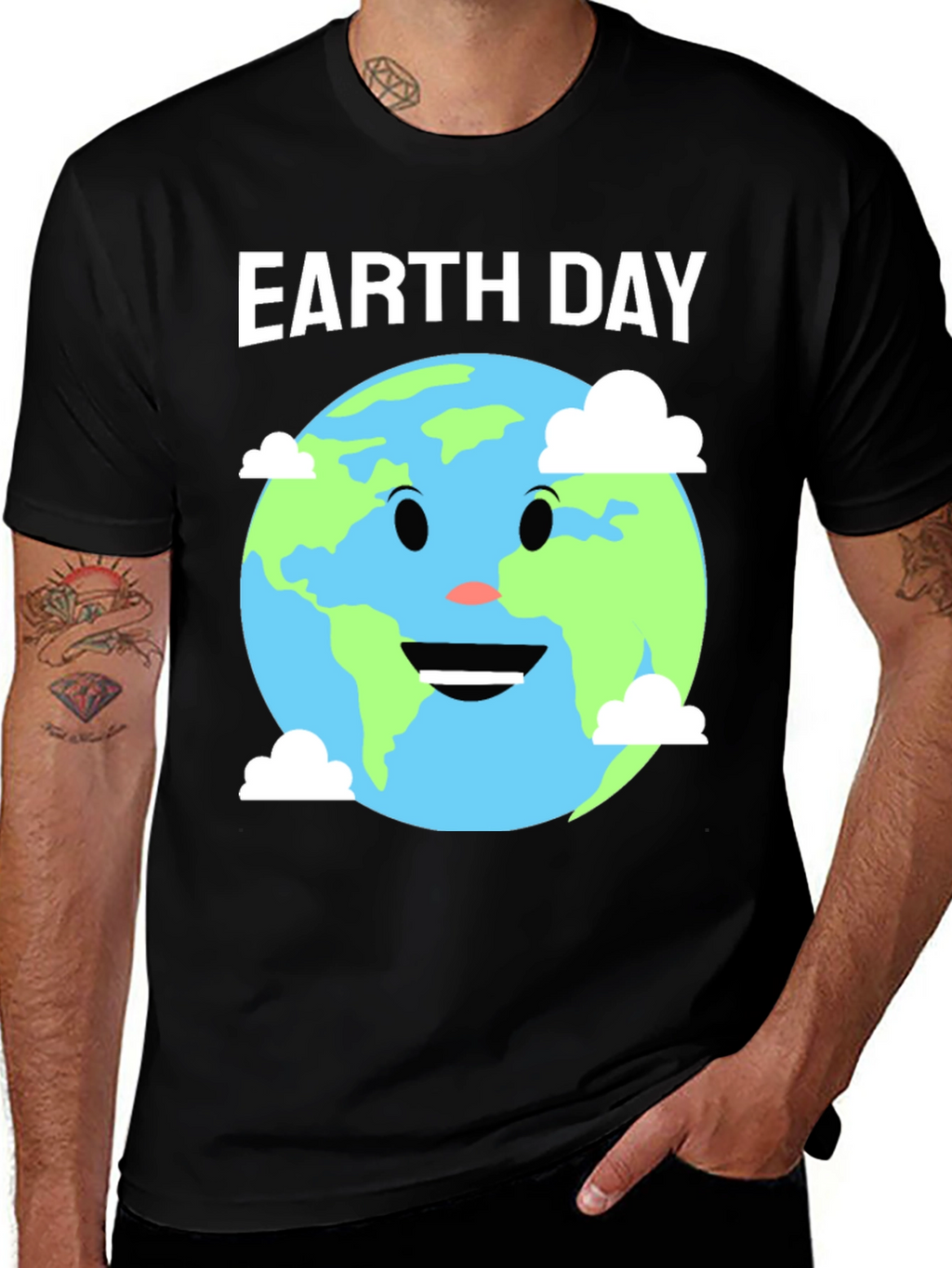 Earth Day Graphic T-Shirt - Cute Earth Design