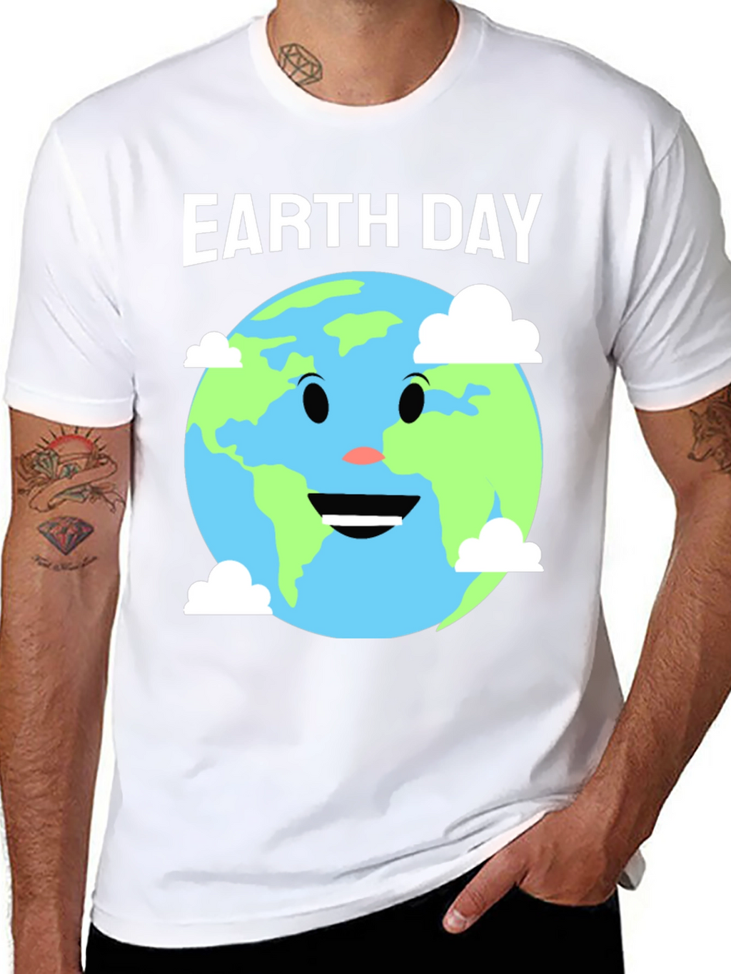 Earth Day Graphic T-Shirt - Cute Earth Design