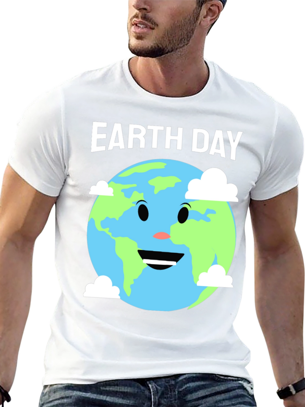 Earth Day Graphic T-Shirt - Cute Earth Design