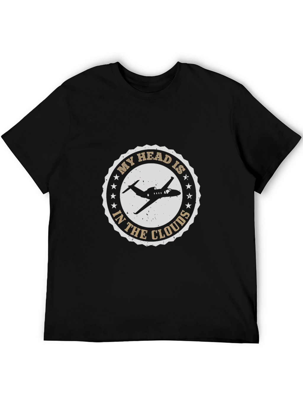 My Head Is In The Clouds Airplane T-Shirt