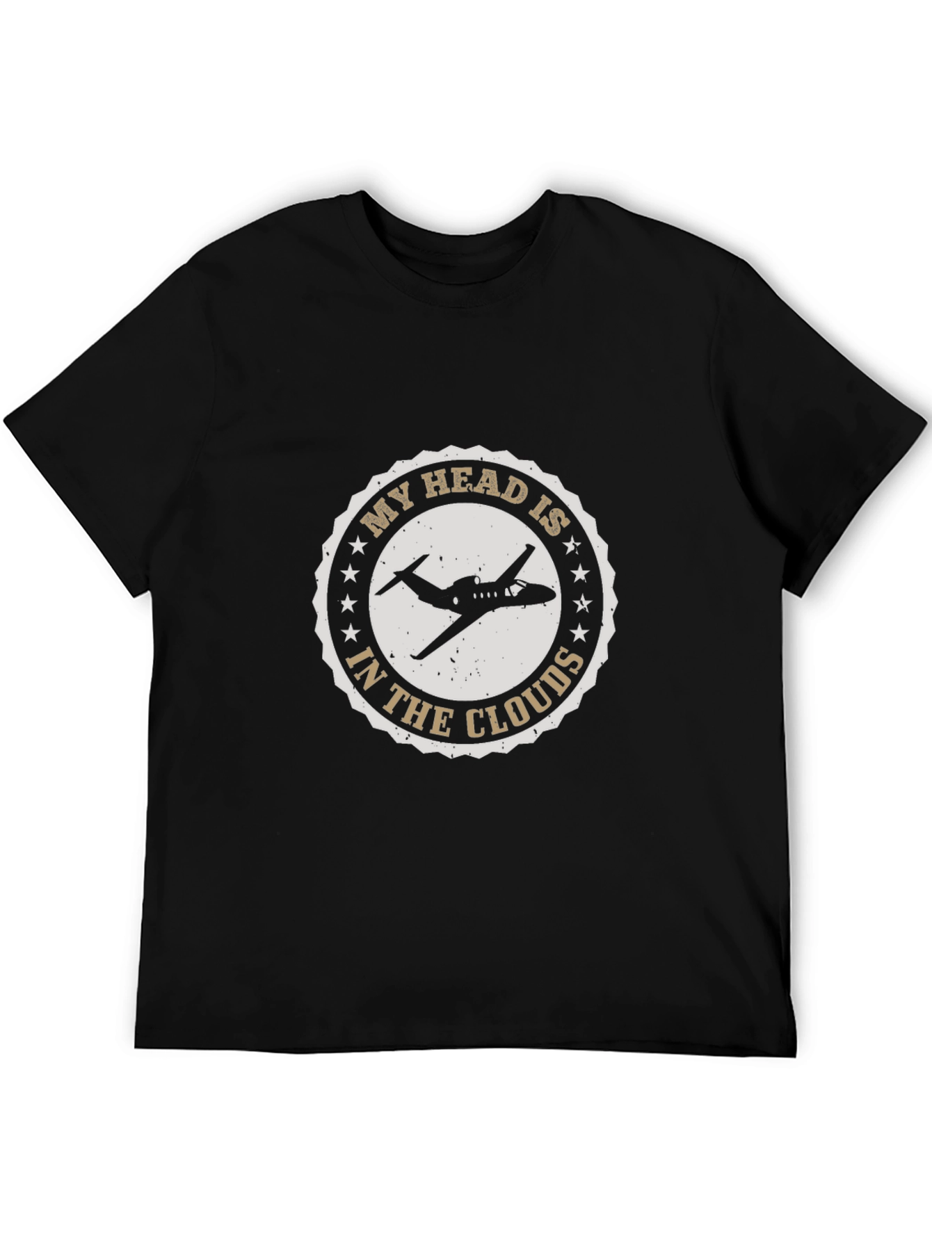 My Head Is In The Clouds Airplane T-Shirt