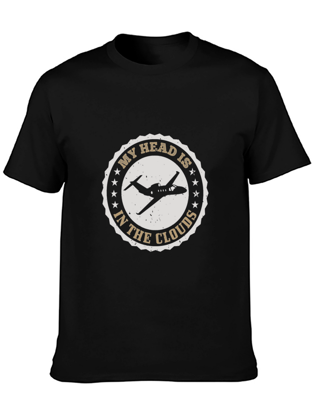 My Head Is In The Clouds Airplane T-Shirt