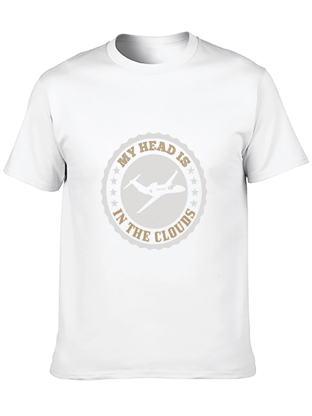 My Head Is In The Clouds Airplane T-Shirt