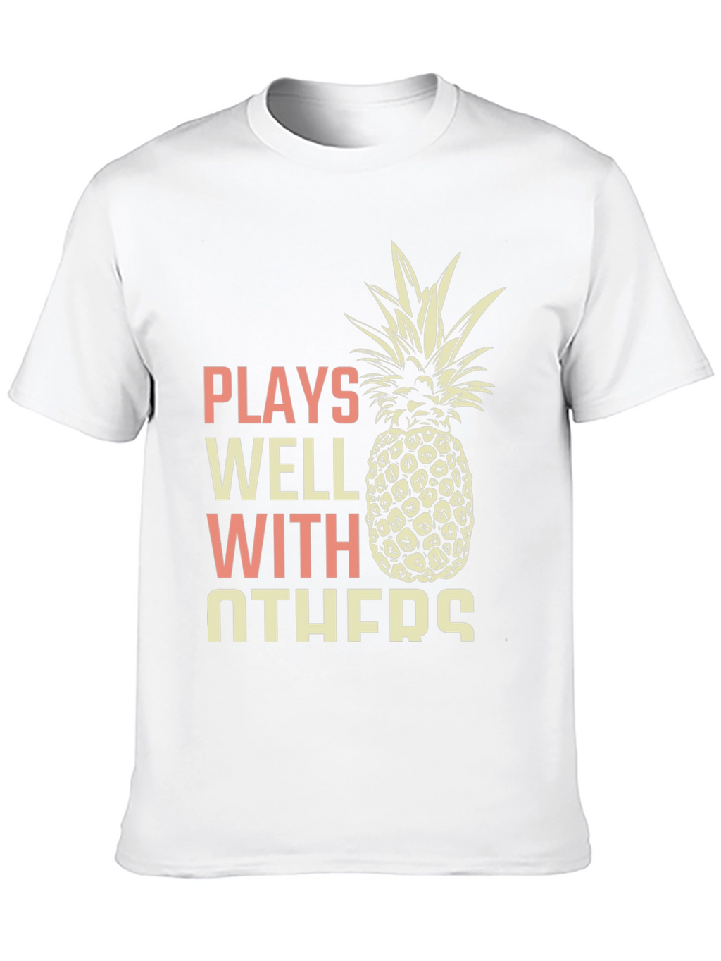 Plays Well With Others Pineapple Graphic Tee