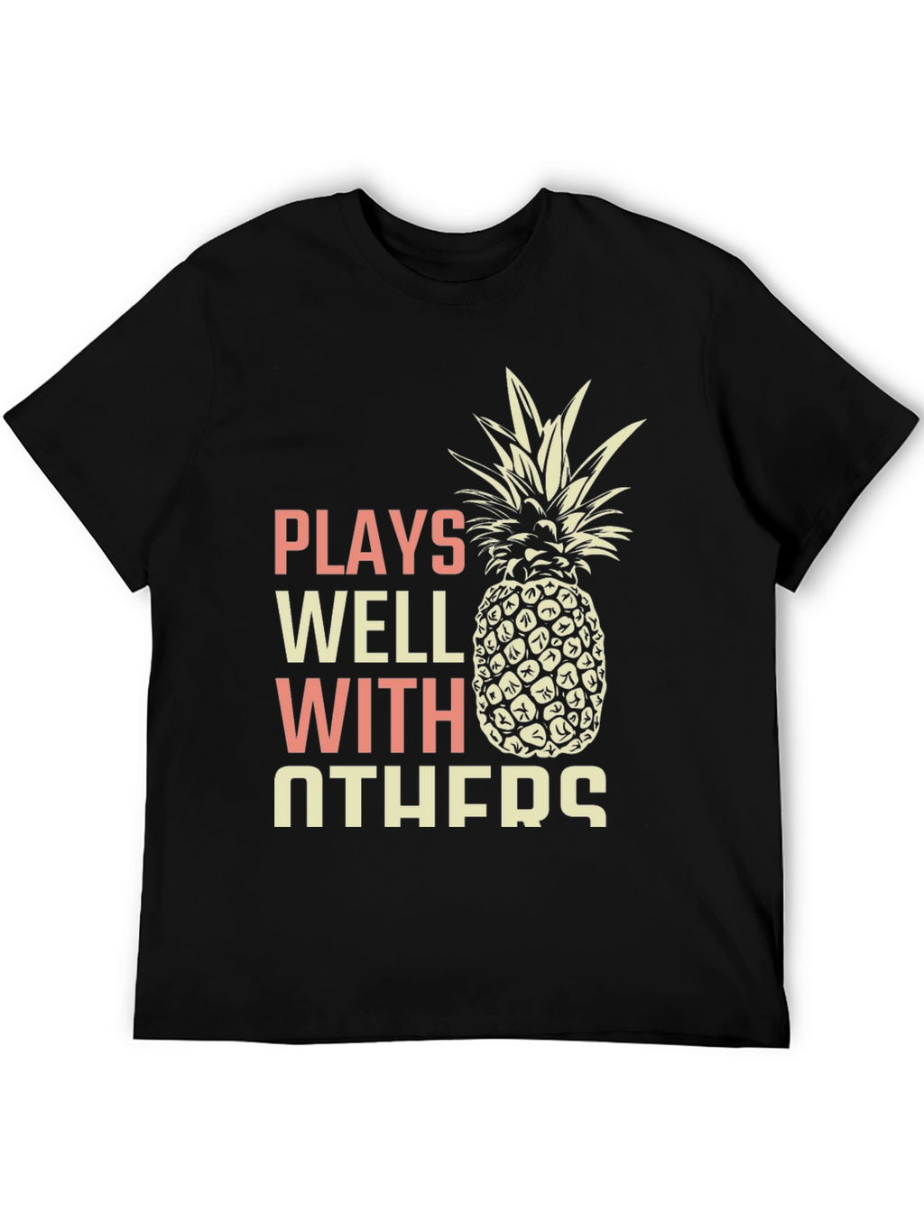 Plays Well With Others Pineapple Graphic Tee