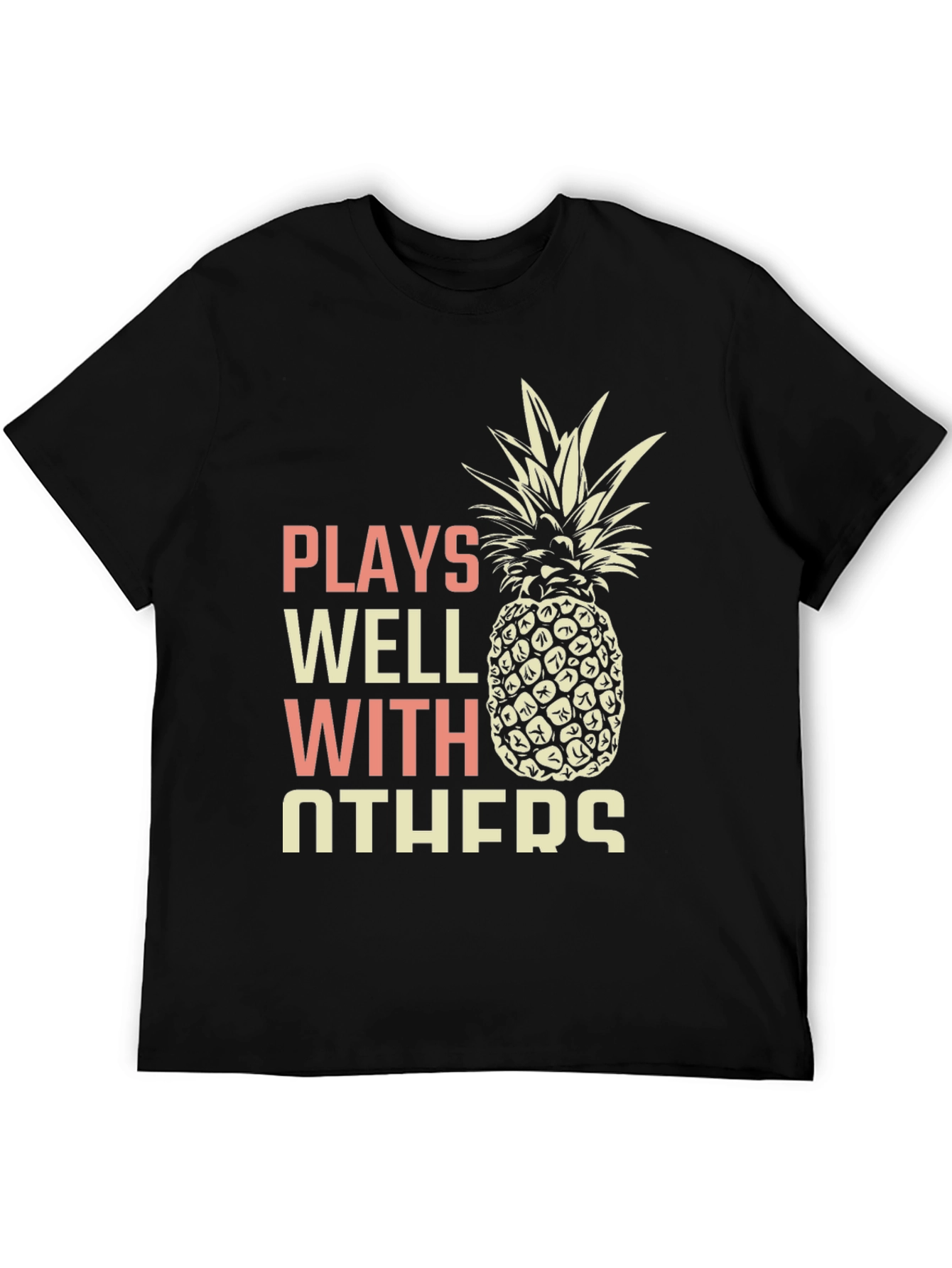 Plays Well With Others Pineapple Graphic Tee