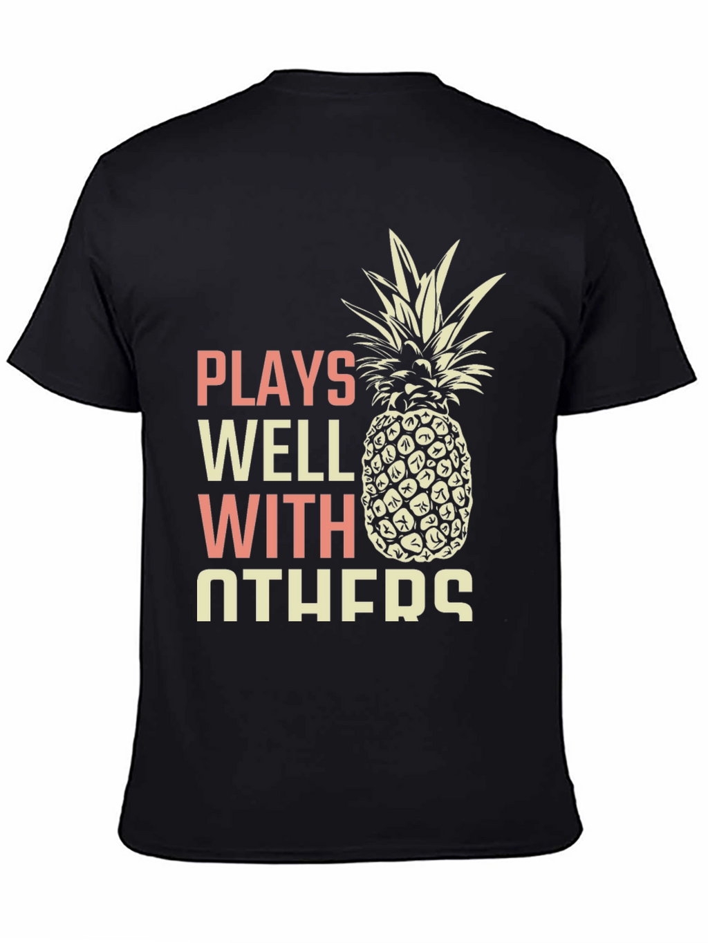 Plays Well With Others Pineapple Graphic Tee