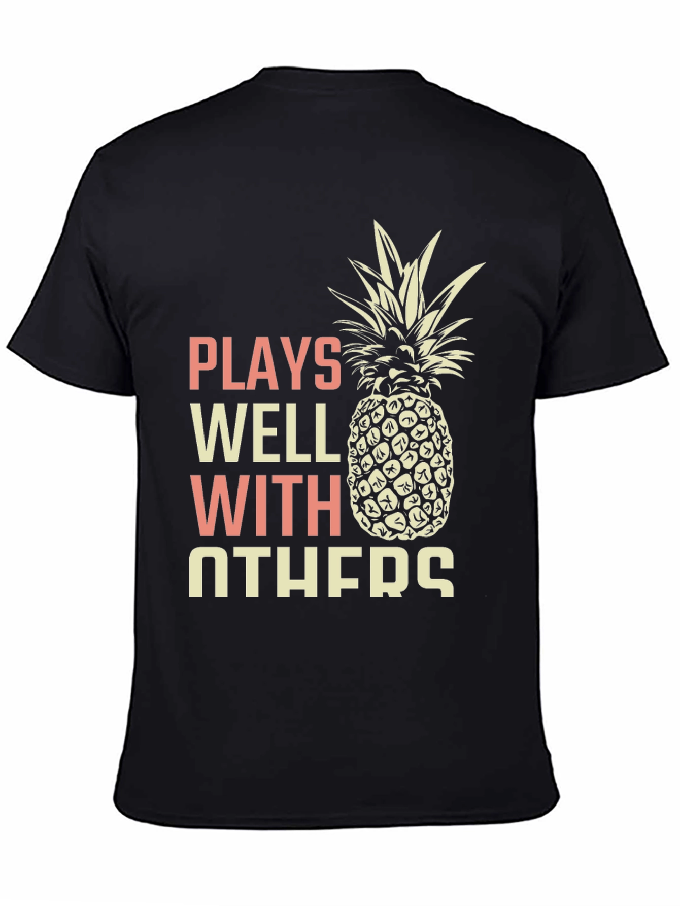 Plays Well With Others Pineapple Graphic Tee
