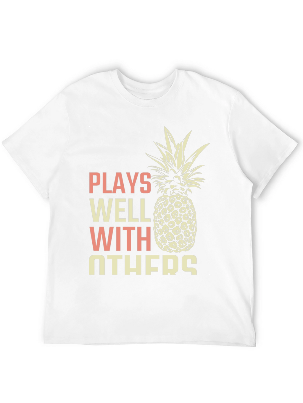 Plays Well With Others Pineapple Graphic Tee