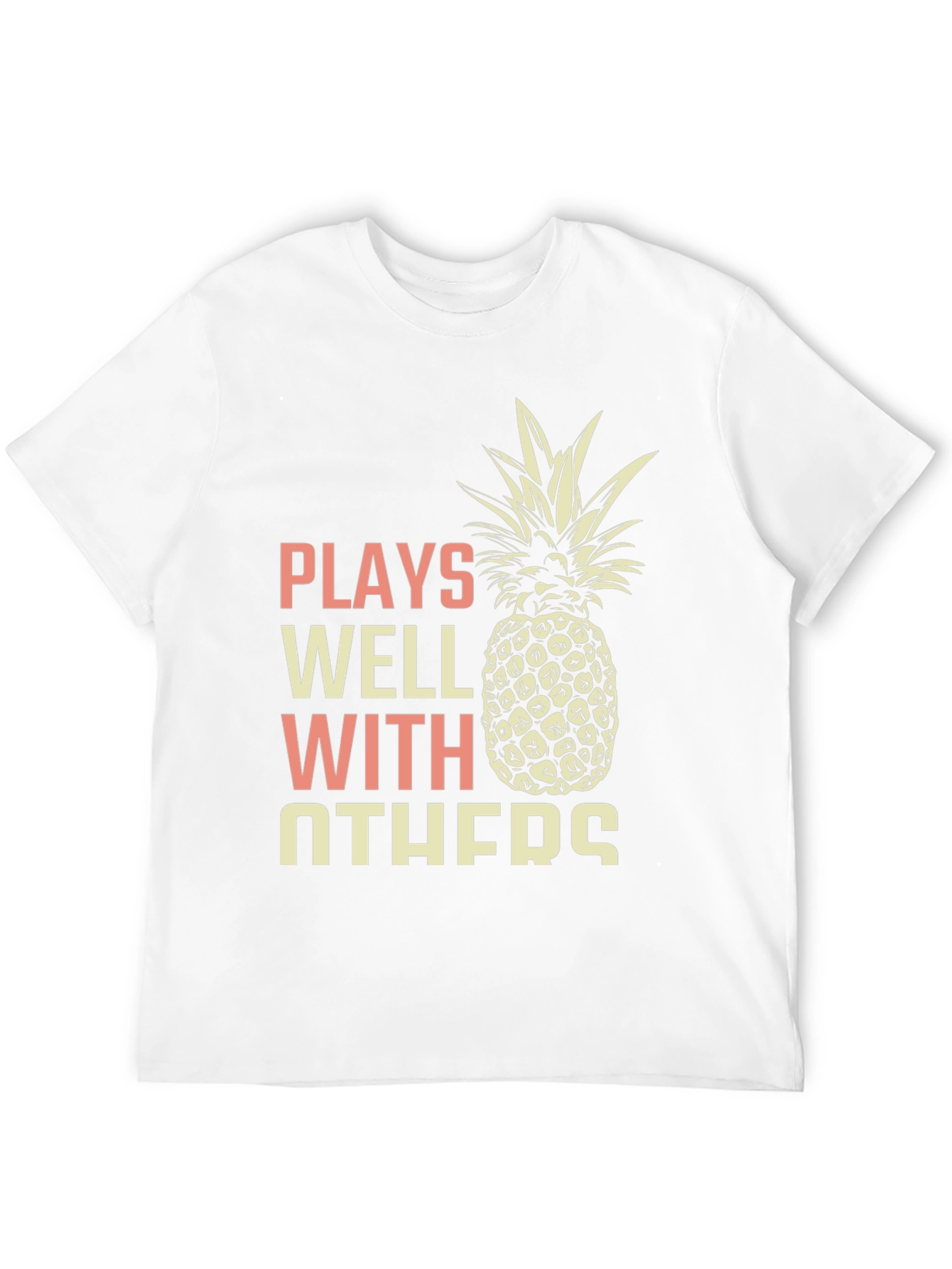 Plays Well With Others Pineapple Graphic Tee