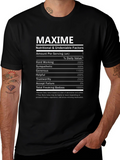 MAXIME Nutritional Facts T-Shirt - Badass Edition