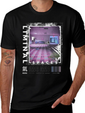 Liminal Spaces Graphic Tee - Unisex Black T-Shirt