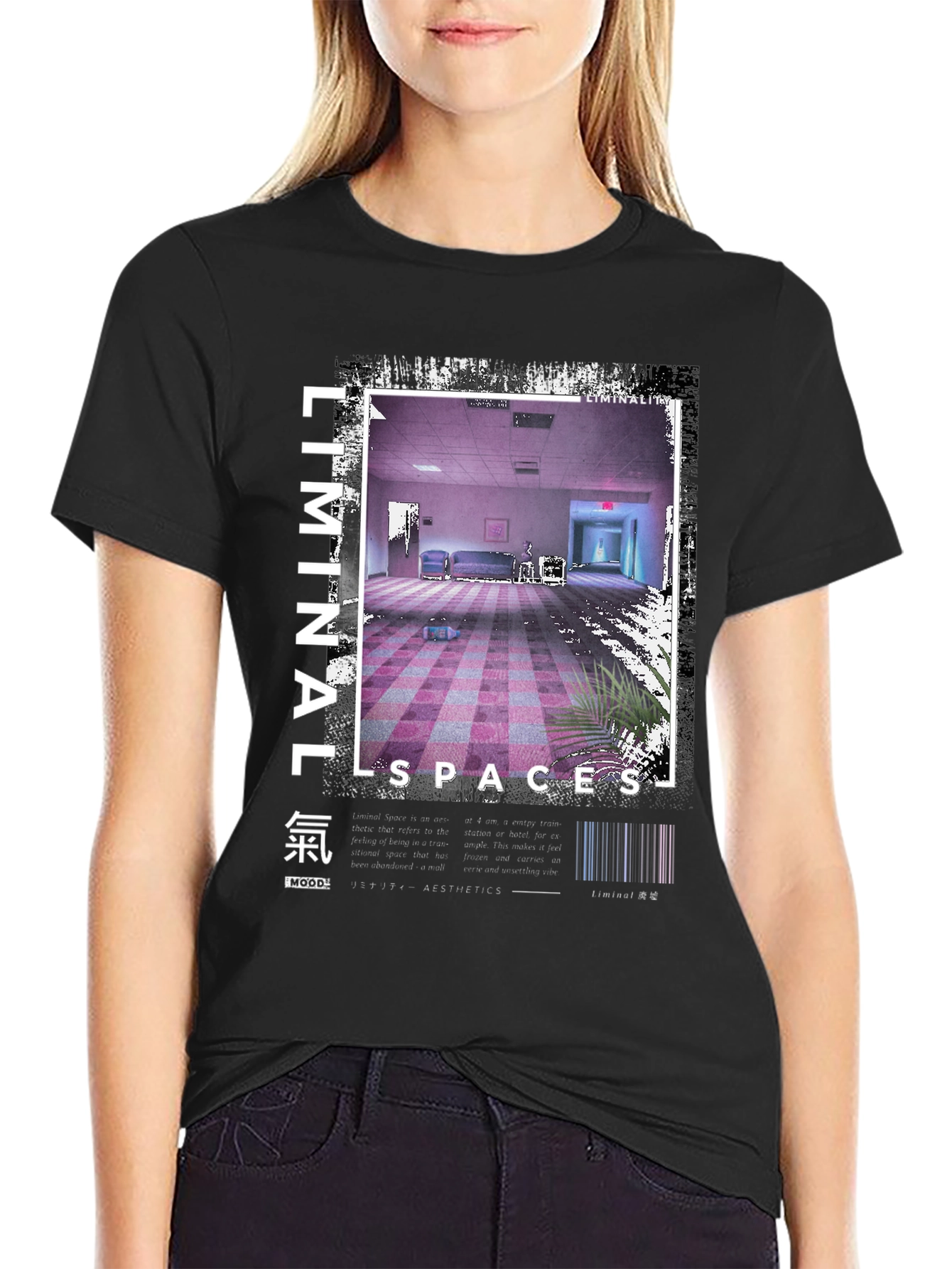 Liminal Spaces Graphic Tee - Unisex Black T-Shirt