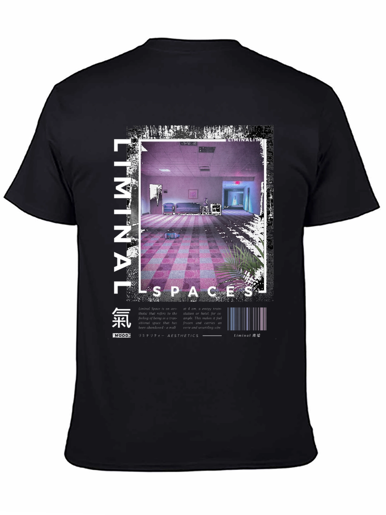 Liminal Spaces Graphic Tee - Unisex Black T-Shirt