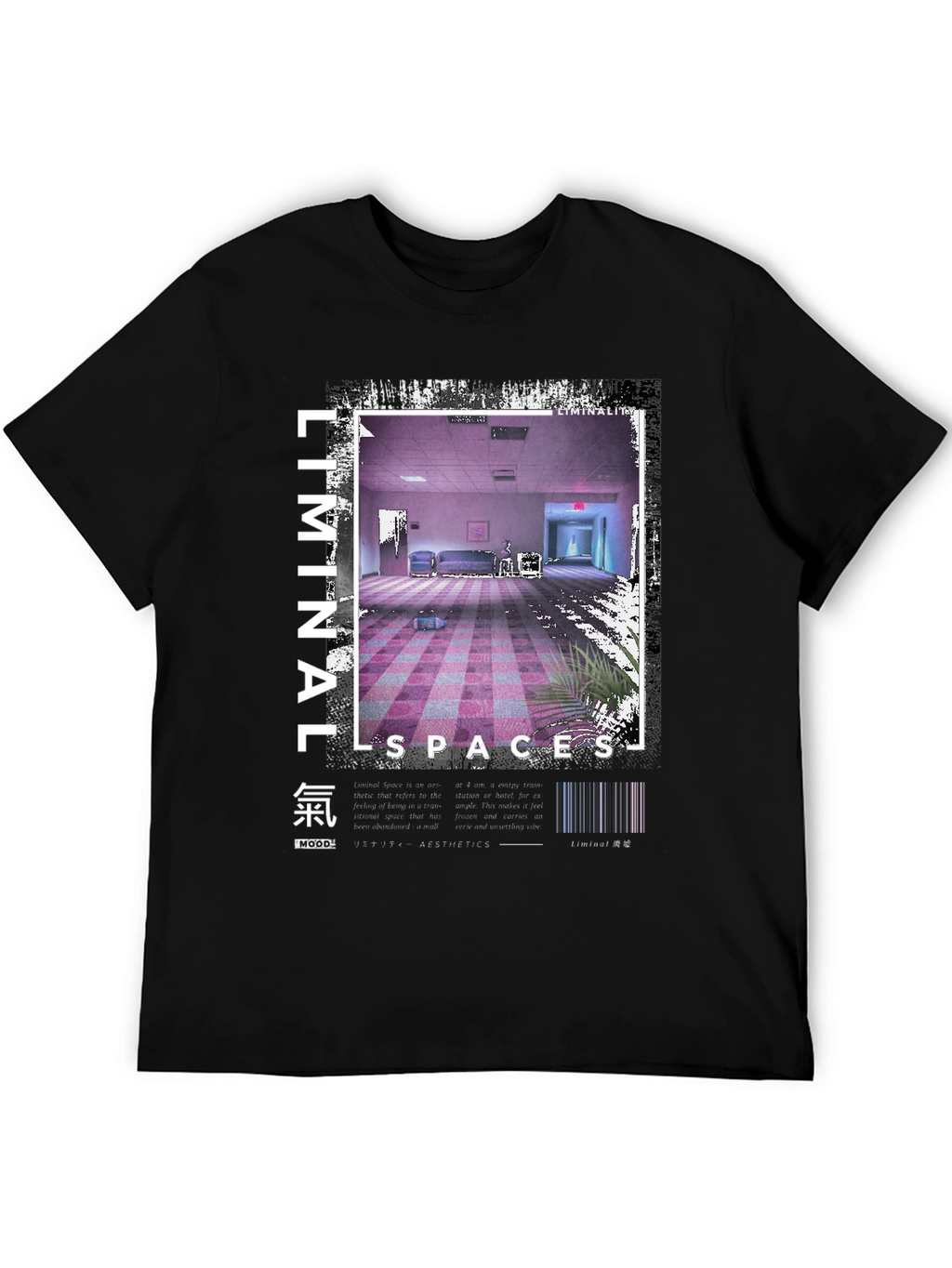 Liminal Spaces Graphic Tee - Unisex Black T-Shirt