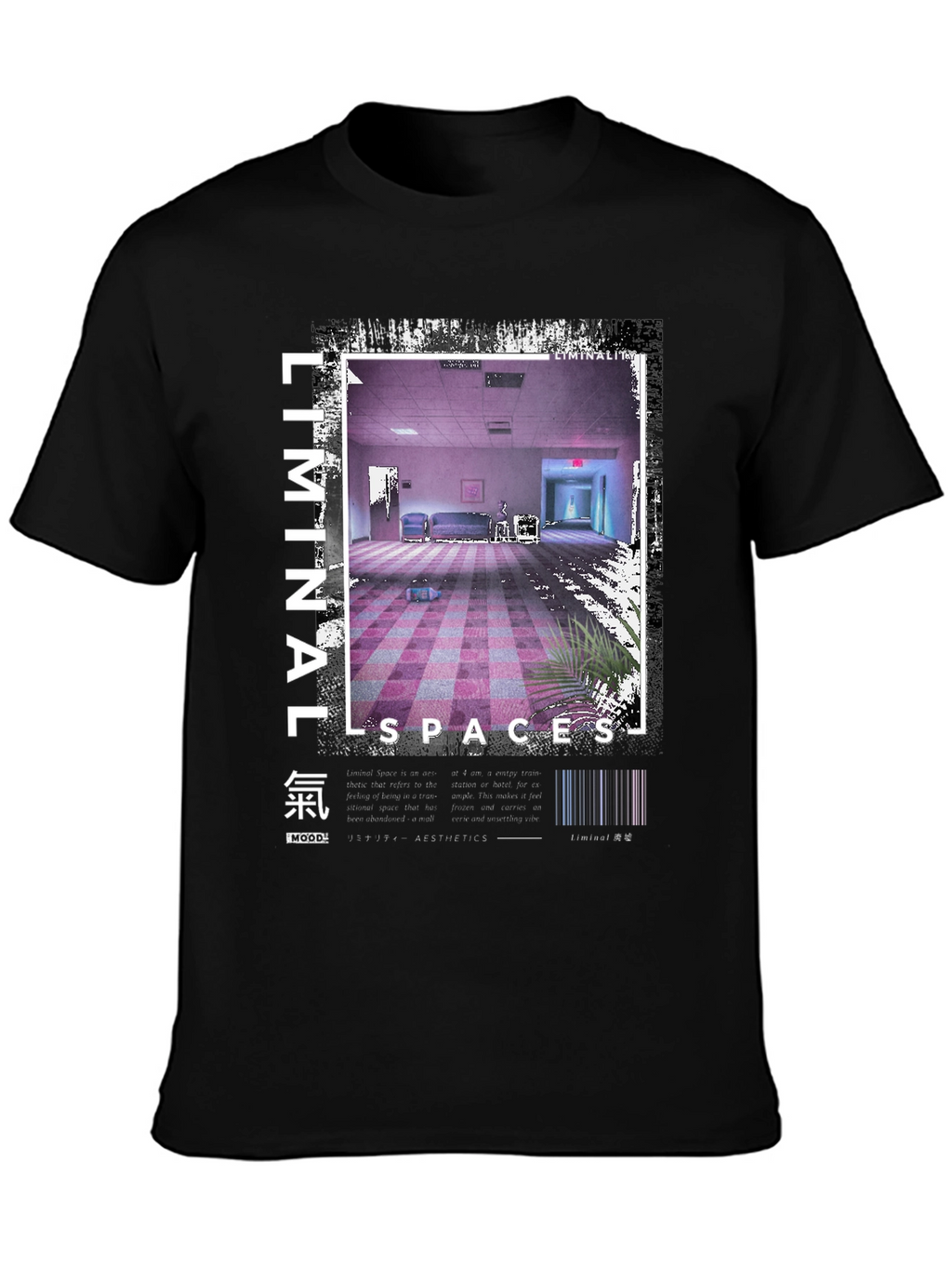 Liminal Spaces Graphic Tee - Unisex Black T-Shirt