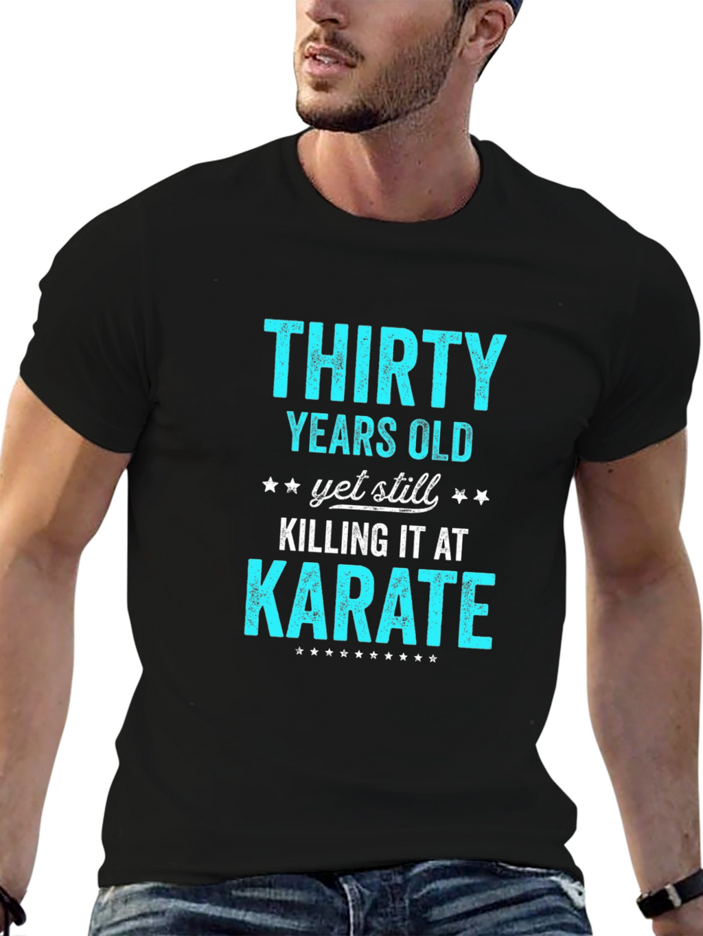 Thirty Years Old Karate T-Shirt Funny Birthday Gift