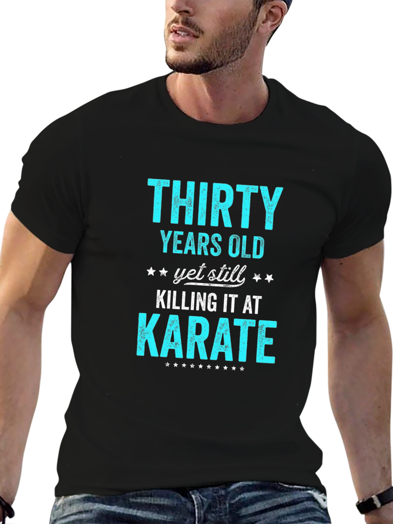 Thirty Years Old Karate T-Shirt Funny Birthday Gift