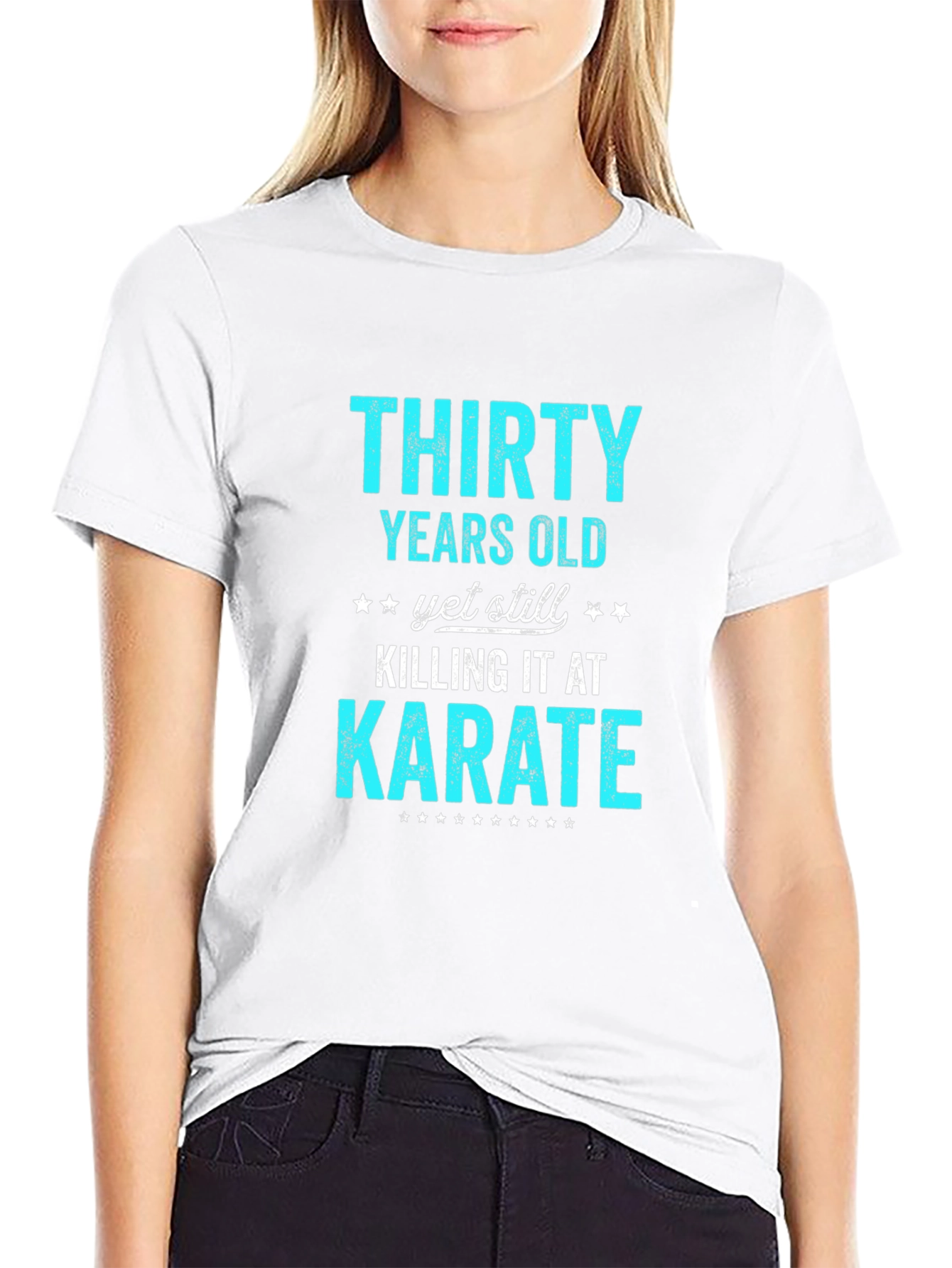 Thirty Years Old Karate T-Shirt Funny Birthday Gift
