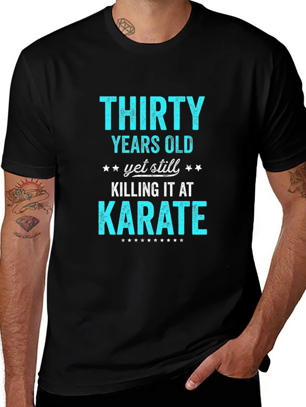 Thirty Years Old Karate T-Shirt Funny Birthday Gift