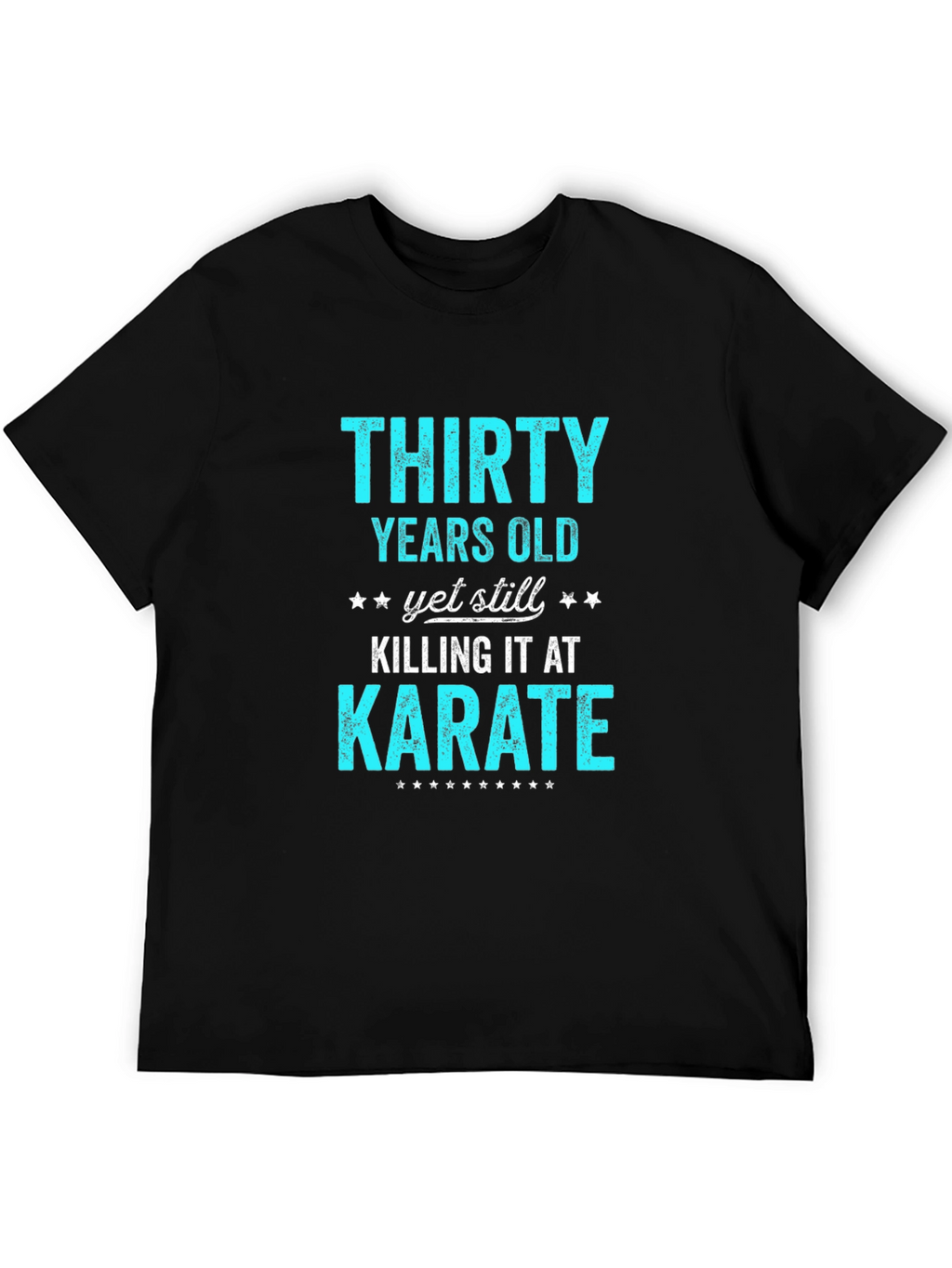 Thirty Years Old Karate T-Shirt Funny Birthday Gift