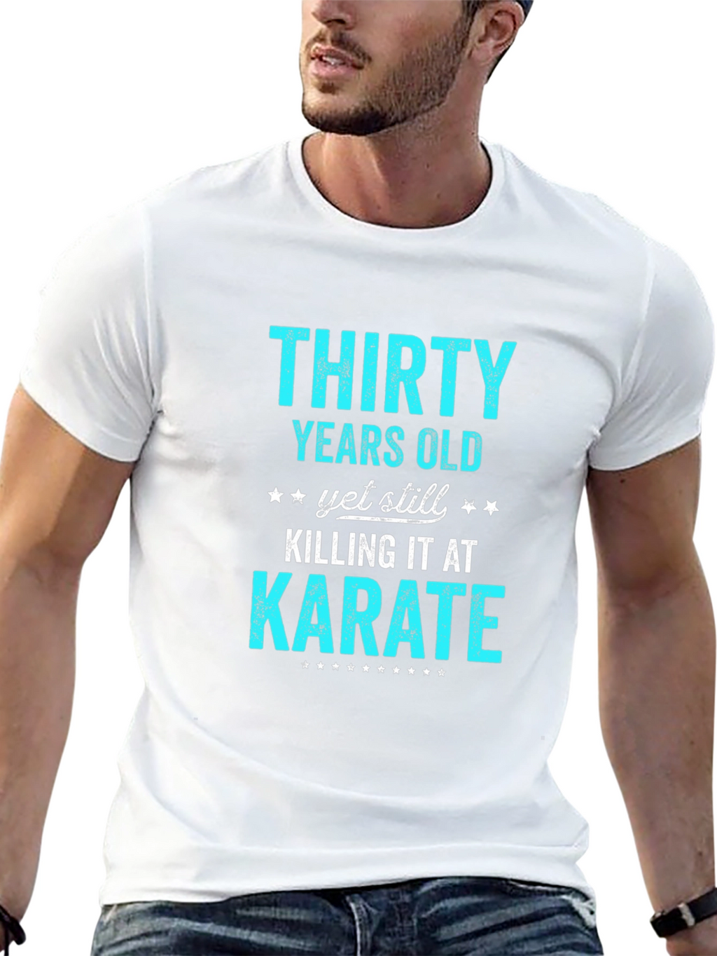 Thirty Years Old Karate T-Shirt Funny Birthday Gift