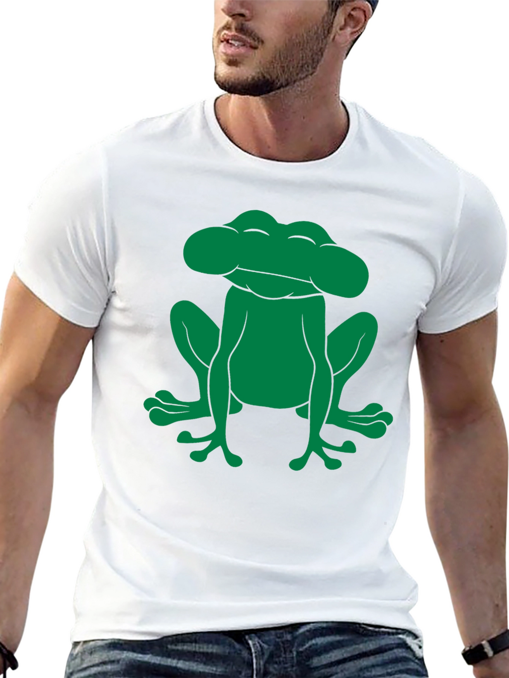 Frog Graphic Tee - Black Cotton Comfort