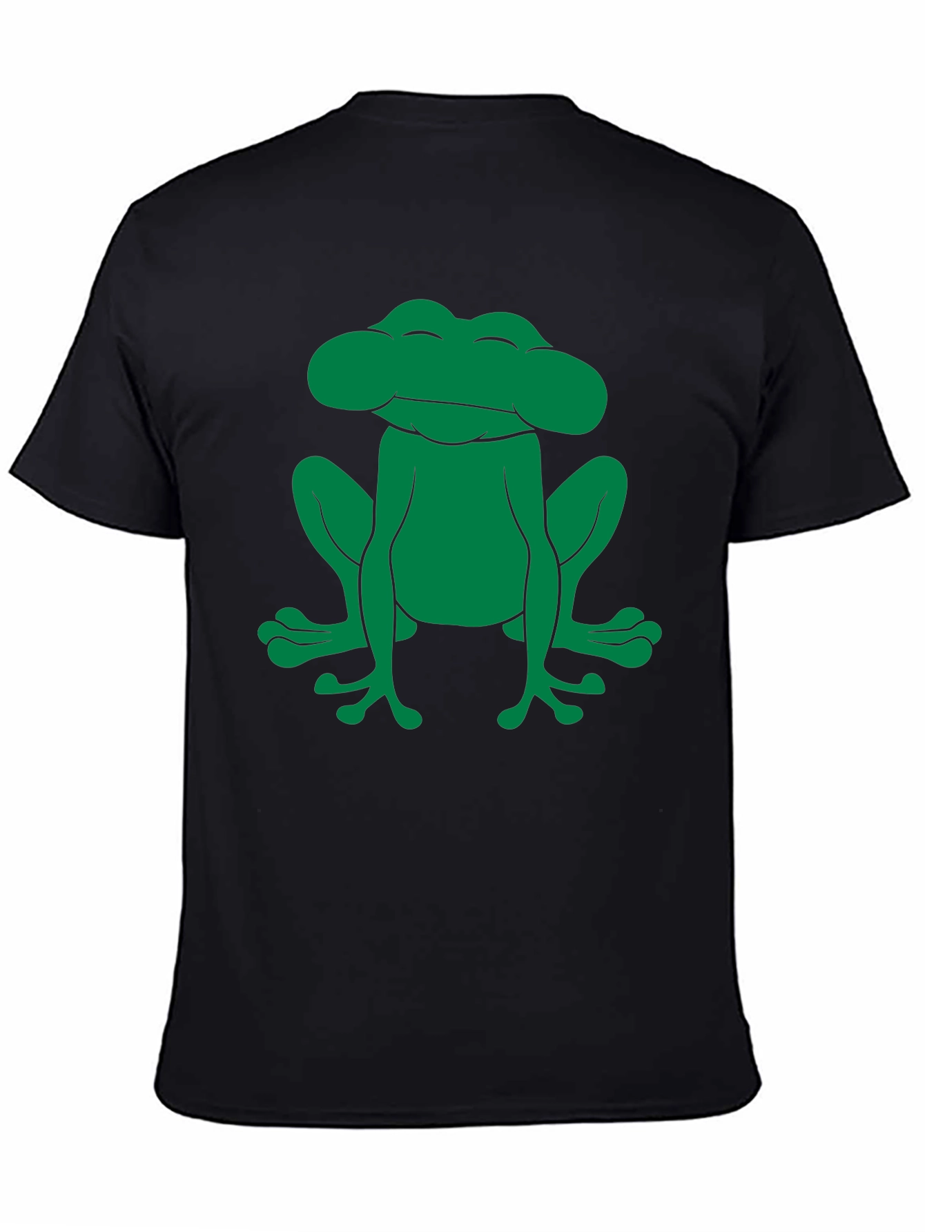 Frog Graphic Tee - Black Cotton Comfort