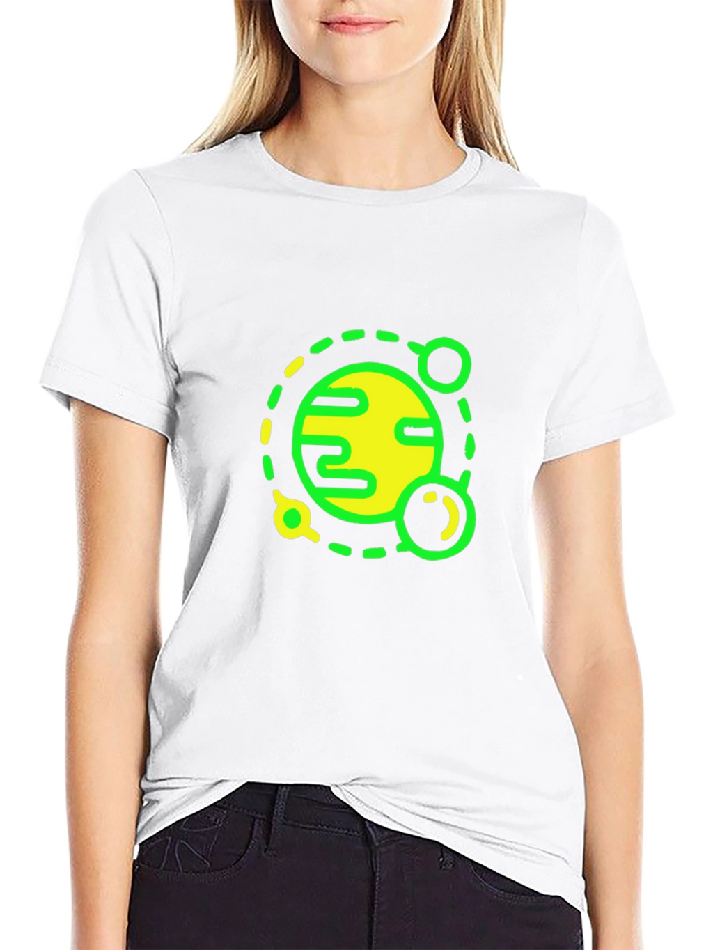 Planet Graphic Black T-Shirt