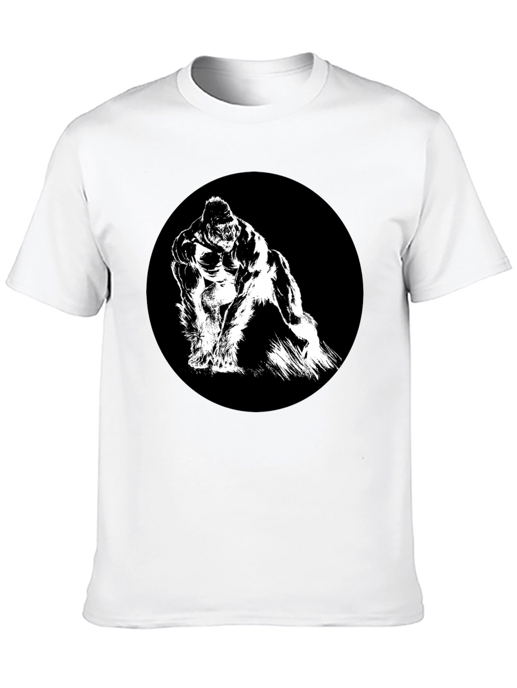 King Kong Graphic Tee - Black Cotton T-Shirt