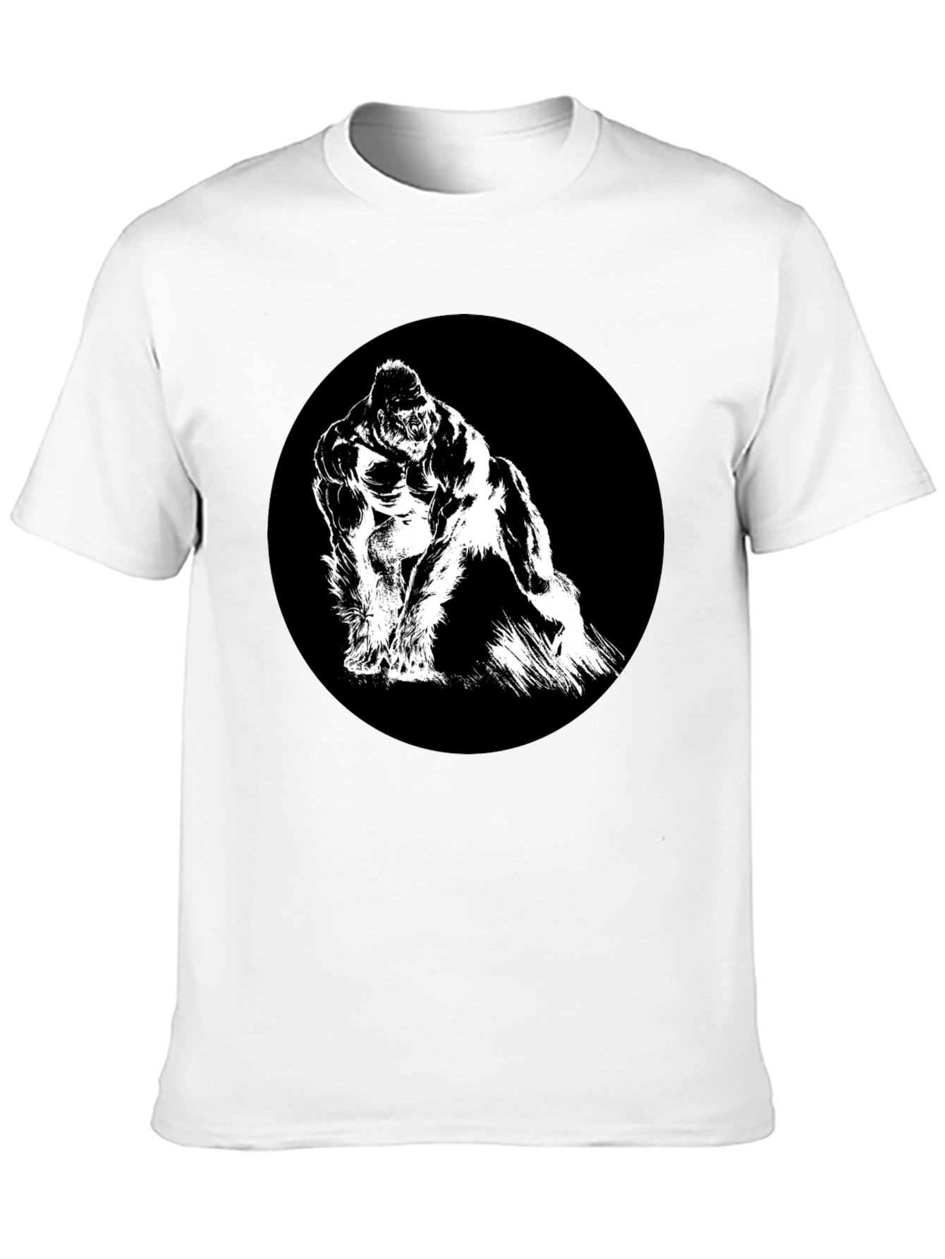 King Kong Graphic Tee - Black Cotton T-Shirt