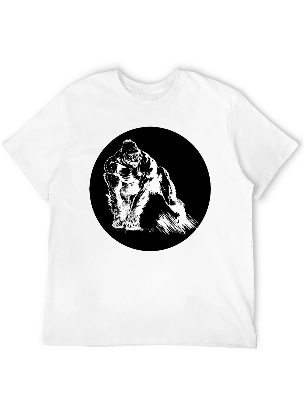 King Kong Graphic Tee - Black Cotton T-Shirt