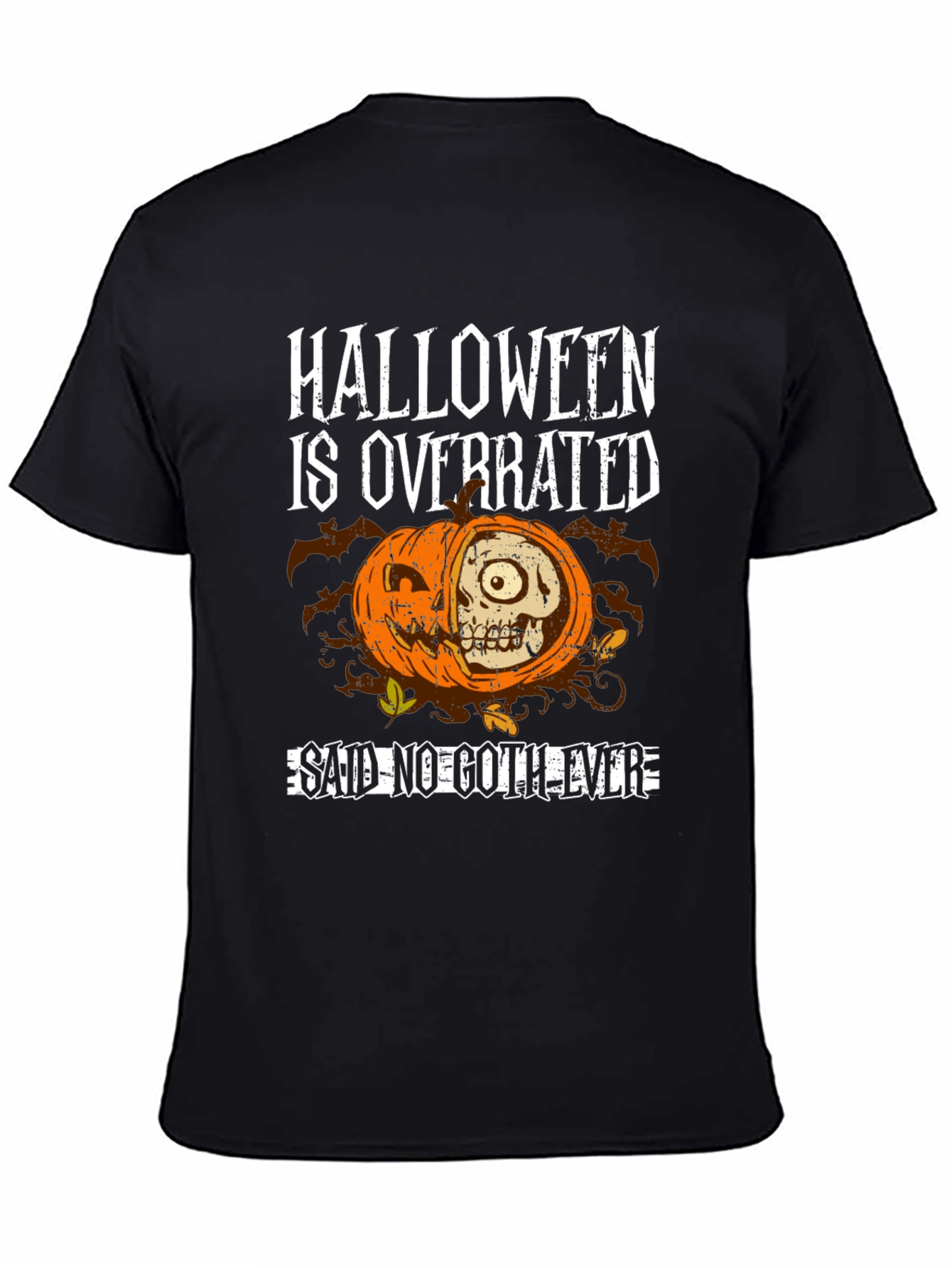 Halloween is Overrated T-Shirt - Goth Style
