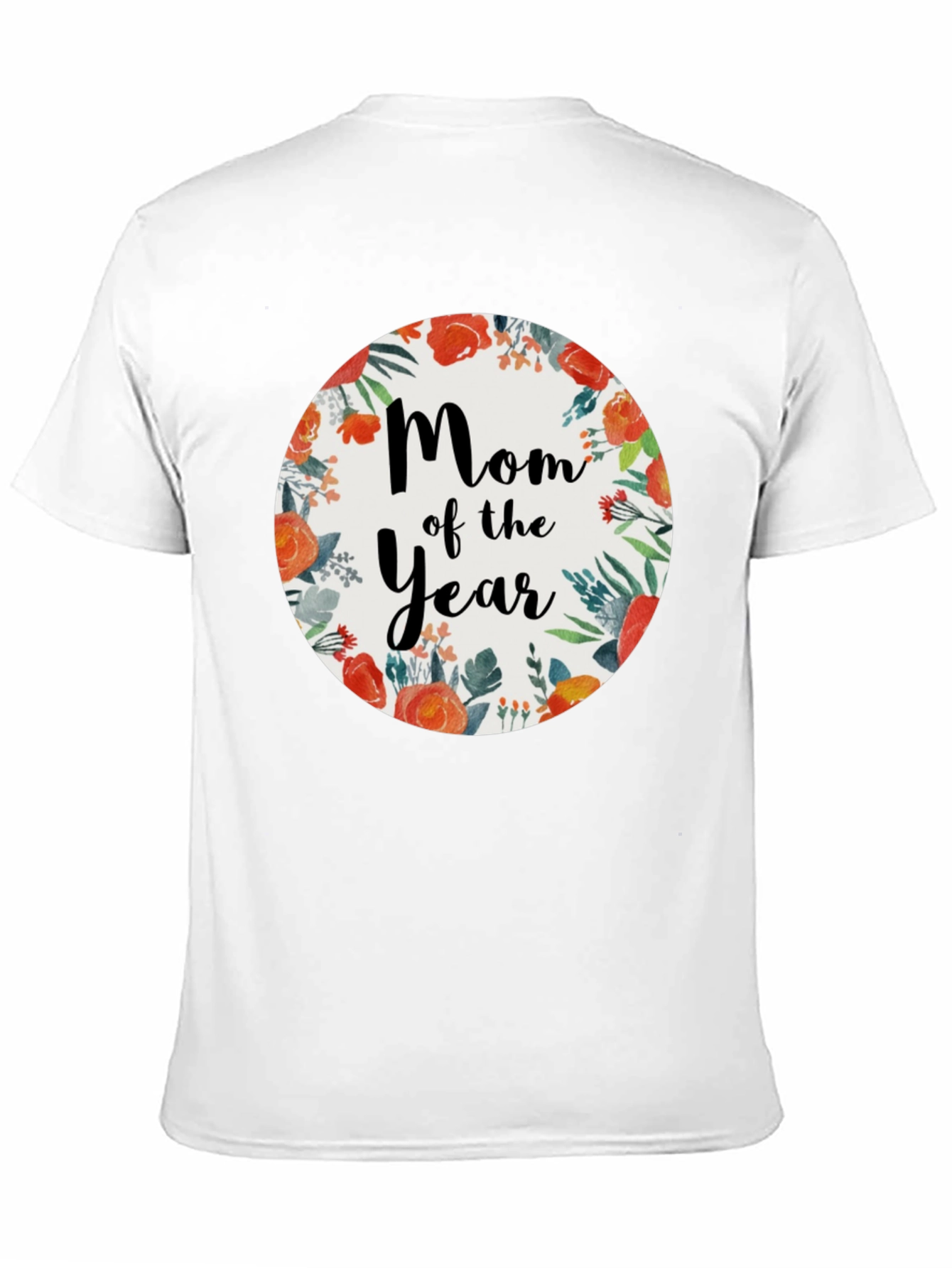 Mom of the Year Floral T-Shirt