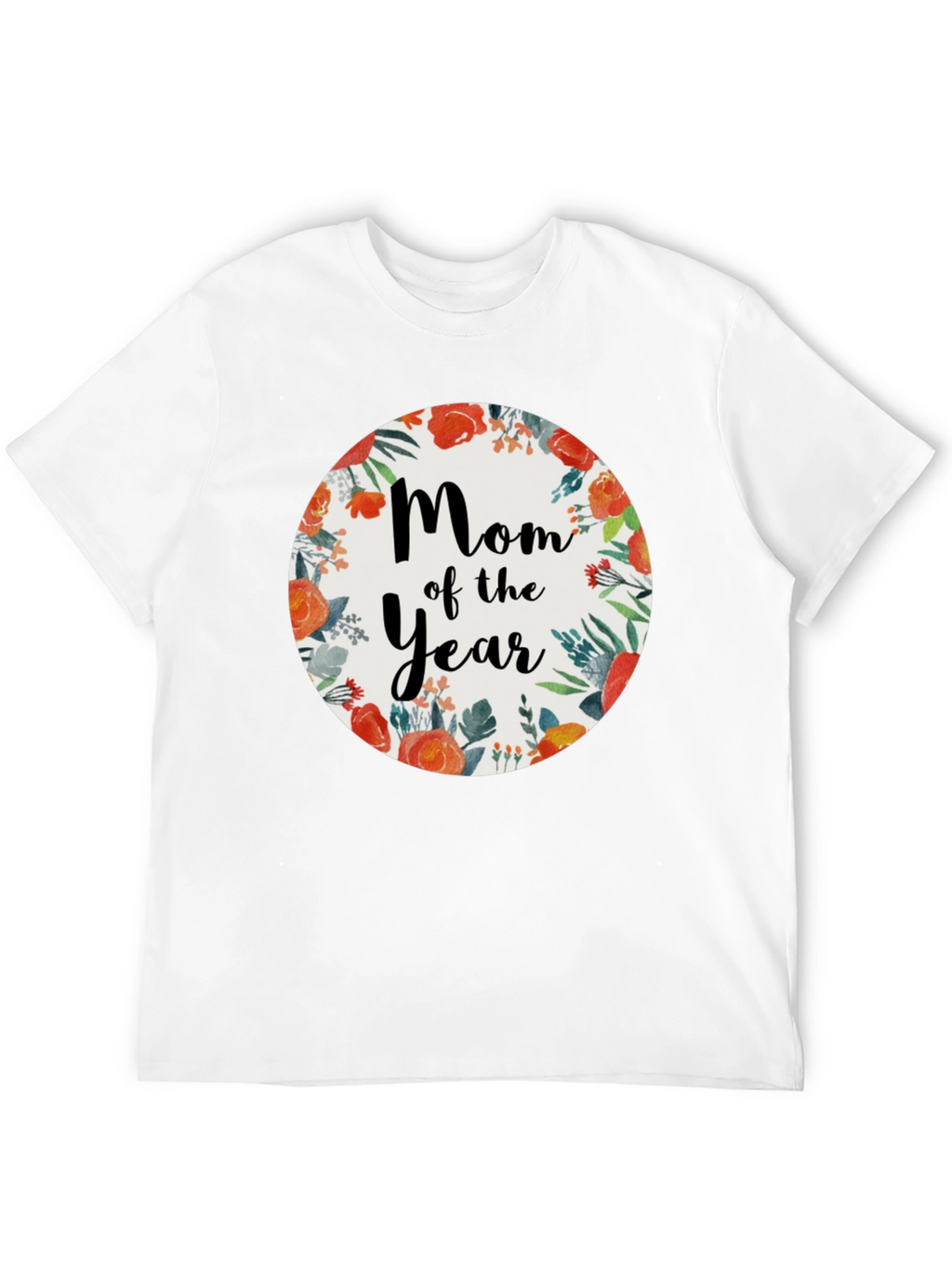 Mom of the Year Floral T-Shirt